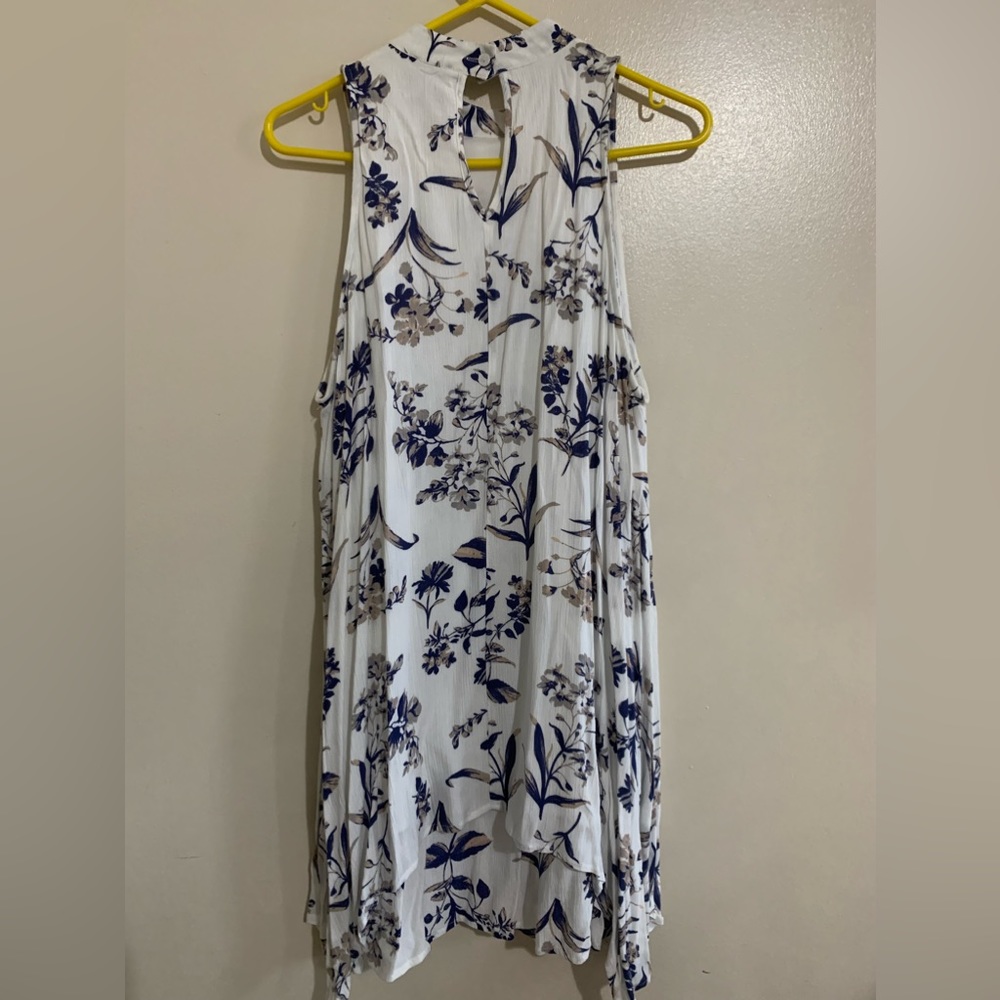 Hologram white Floral Dress